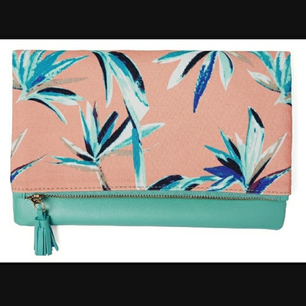 Rachel Pally Reversible Leather Clutch